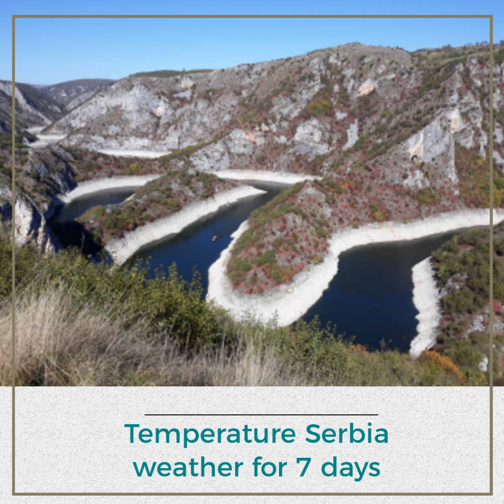 Temperature Serbia, Weather in Serbia for 7 days Trenutna Temperatura